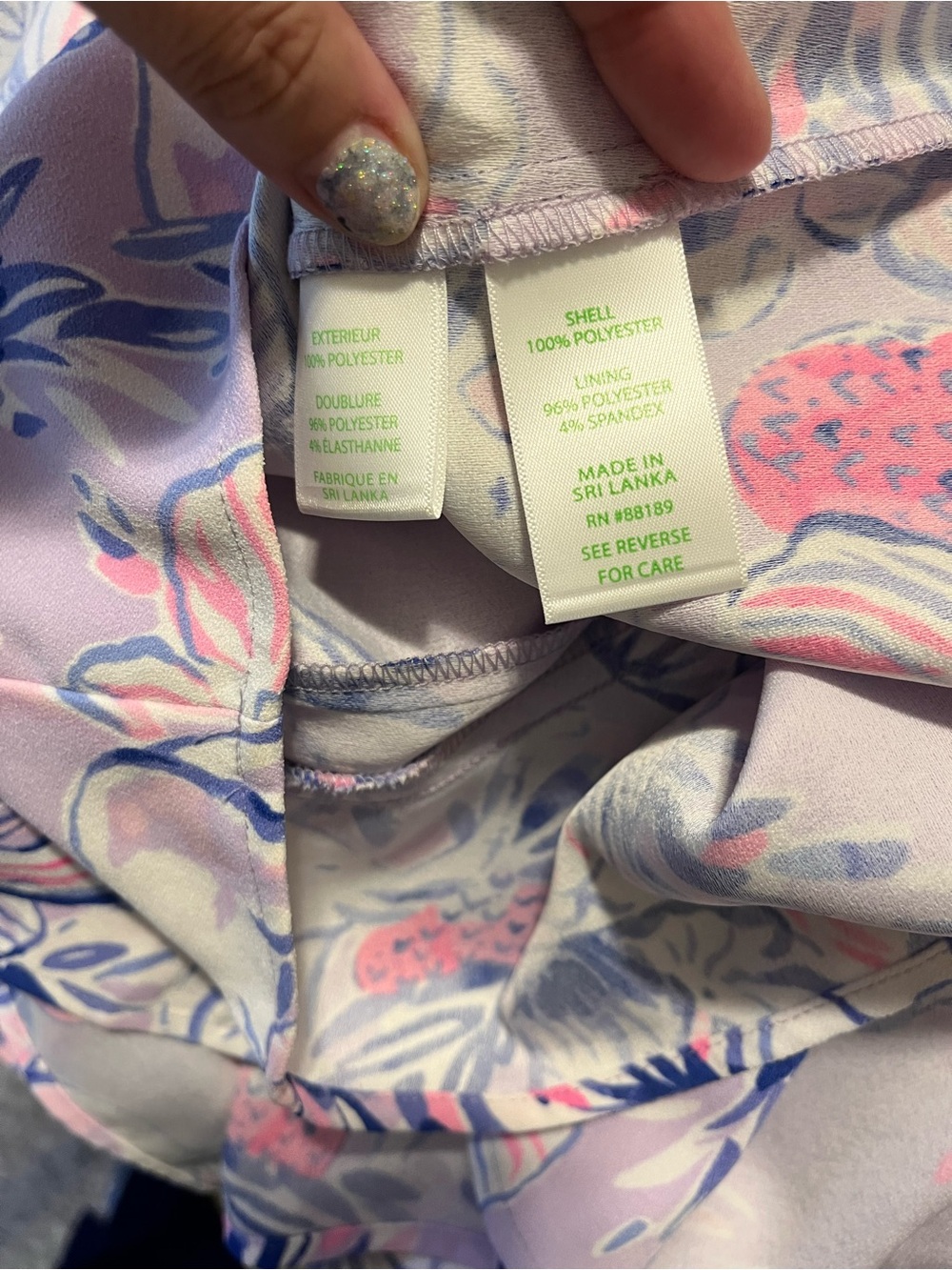 Lilly Pulitzer Size 6 Trunks In The Air Ronnie Shift Romper Light Lilac Elephant - Picture 4 of 11
